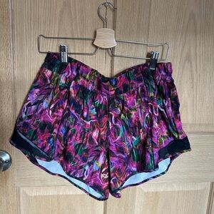 Lululemon Athletica Pink and Purple Athletic Shorts size 14 Tall